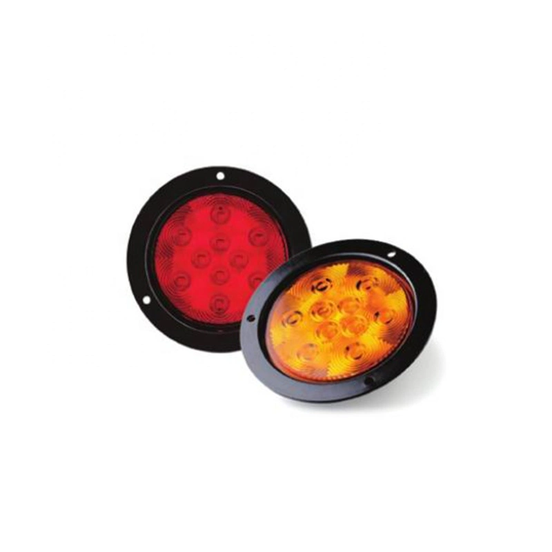 LED Trailer Tail Lights - 4" Round Light Stop/Turn/Tail