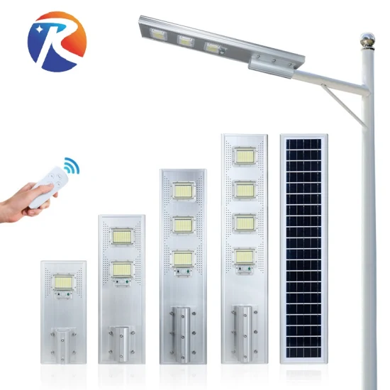 5 % Rabatt Integrierte 10 W 60 W 100 W IP66 energiesparende All-in-One-Solar-LED-Straßenleuchte